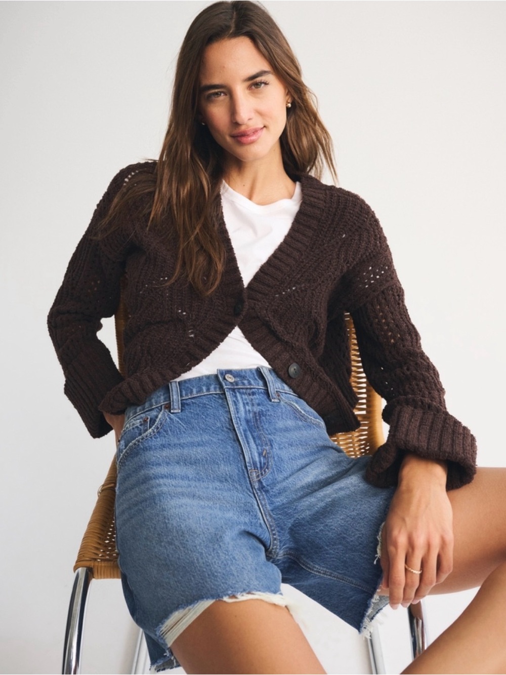Abercrombie & Fitch high rise loose short